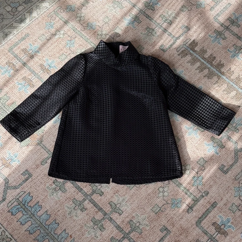 BURU x Mary Orton Mod Top in Black Dot | Size Small NWT - Picture 3 of 6